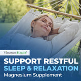Vimerson Health magnesio glicinato para bienestar femenino durante el ciclo