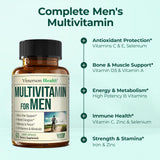 Vimerson Health multivitamínico para hombres, energía diaria y enfoque potencial.