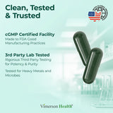 Vimerson Health multivitamínico para hombres, toma diaria con alimento, posible mejora general.