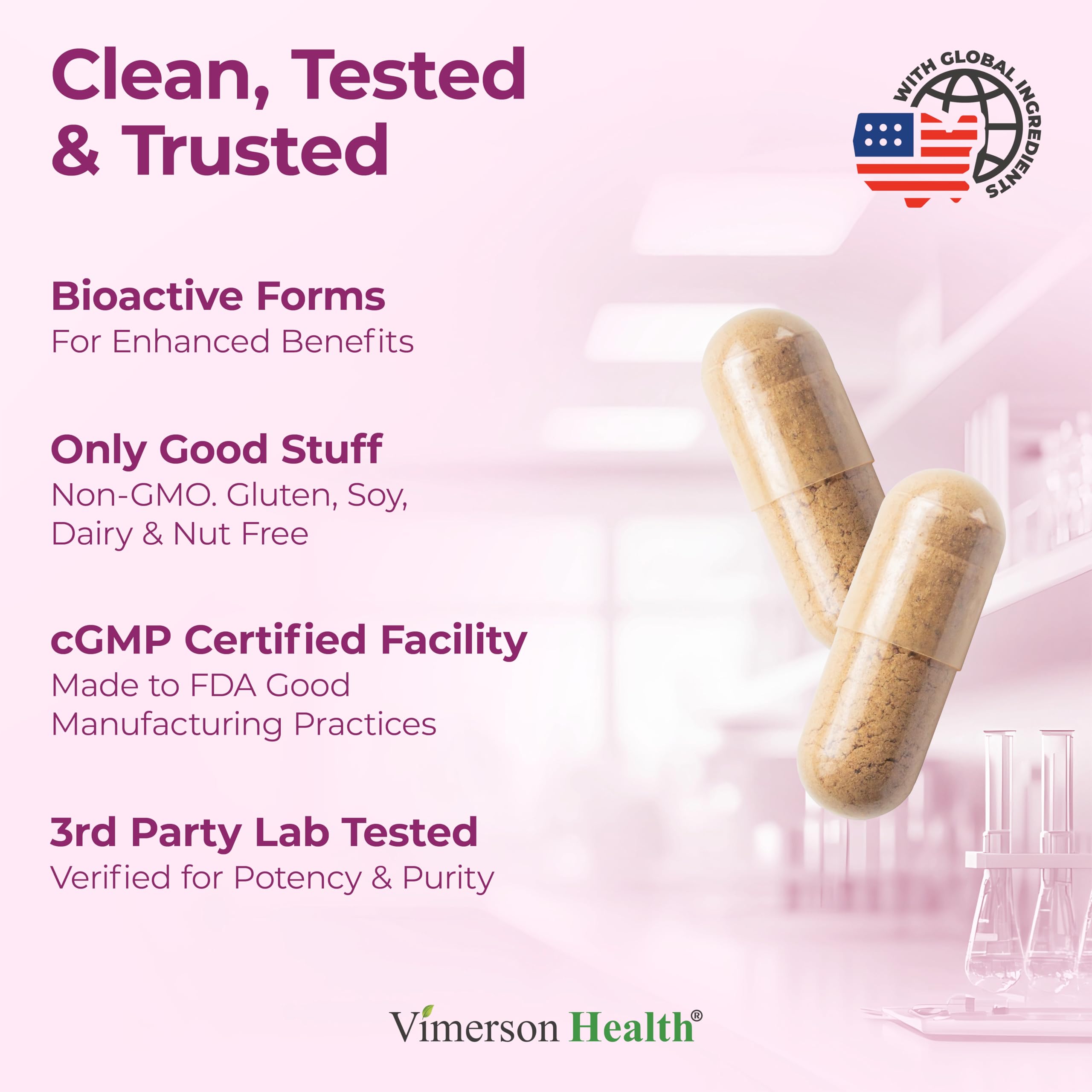 Vimerson Health multivitaminas para mujeres, mayor absorción gracias a minerales quelados