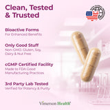 Vimerson Health multivitaminas para mujeres, mayor absorción gracias a minerales quelados