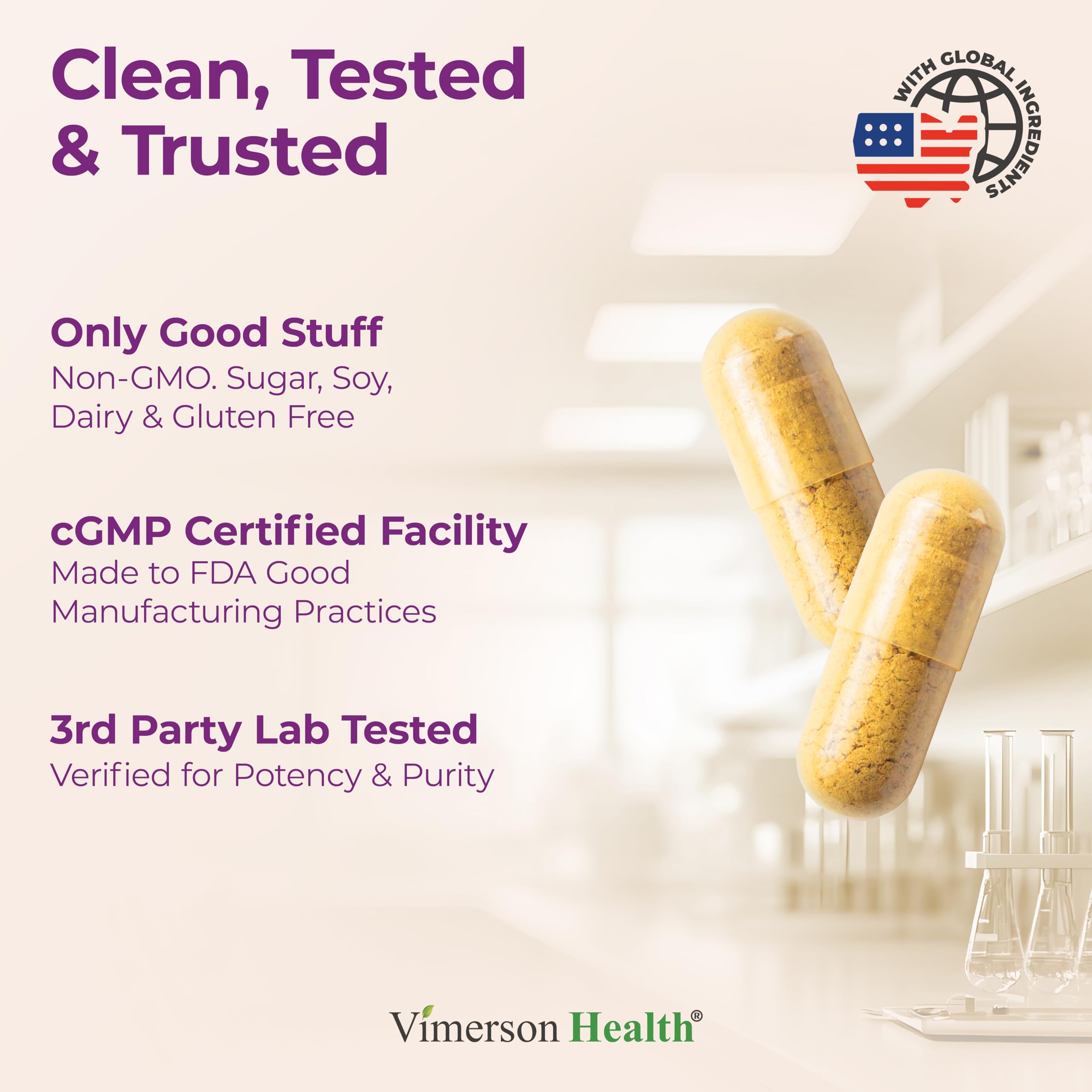 Vimerson Health pimienta negra para absorción mejorada en cápsulas.
