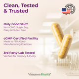 Vimerson Health pimienta negra para absorción mejorada en cápsulas.