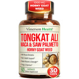 Vimerson HornyGoatWeed cápsulas para uso diario y energía sostenida.