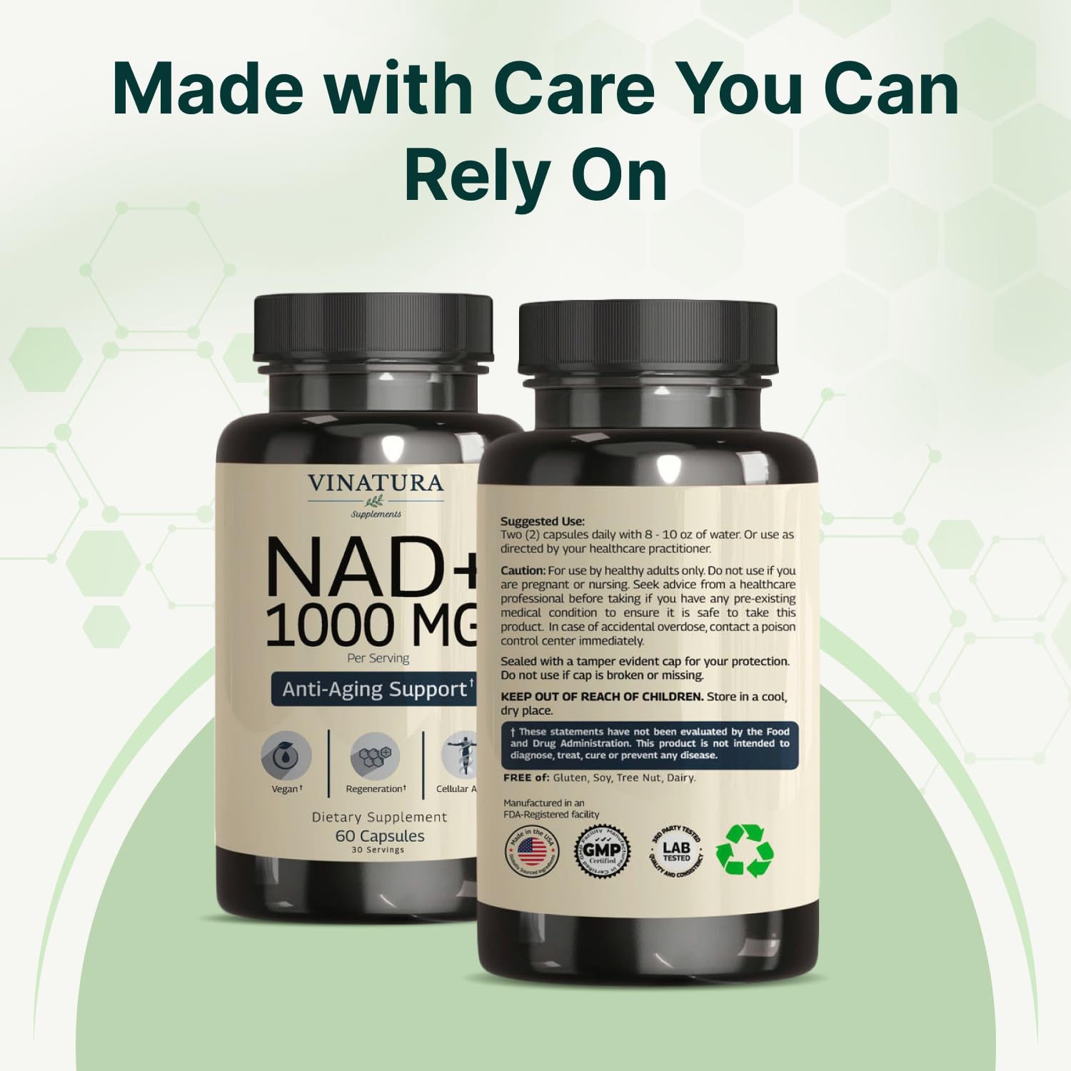 VINATURA NAD 1000mg fábrica en EE. UU.