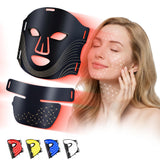 VINCAOR máscara LED para rostro, luz roja suave para piel más uniforme.
