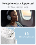 Vindsbay con conector de auriculares de 3.5 mm para escucha en casa o al aire libre.