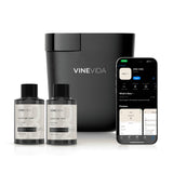 Difusor VINEVIDA enchufe negro en hogar para aroma continuo sin agua