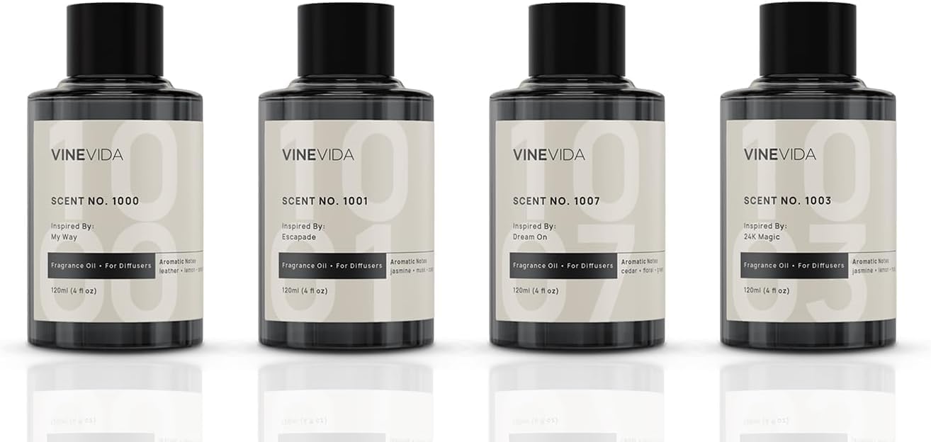 VINEVIDA No.1000 aceite para difusor, crea ambiente tipo hotel en casa.