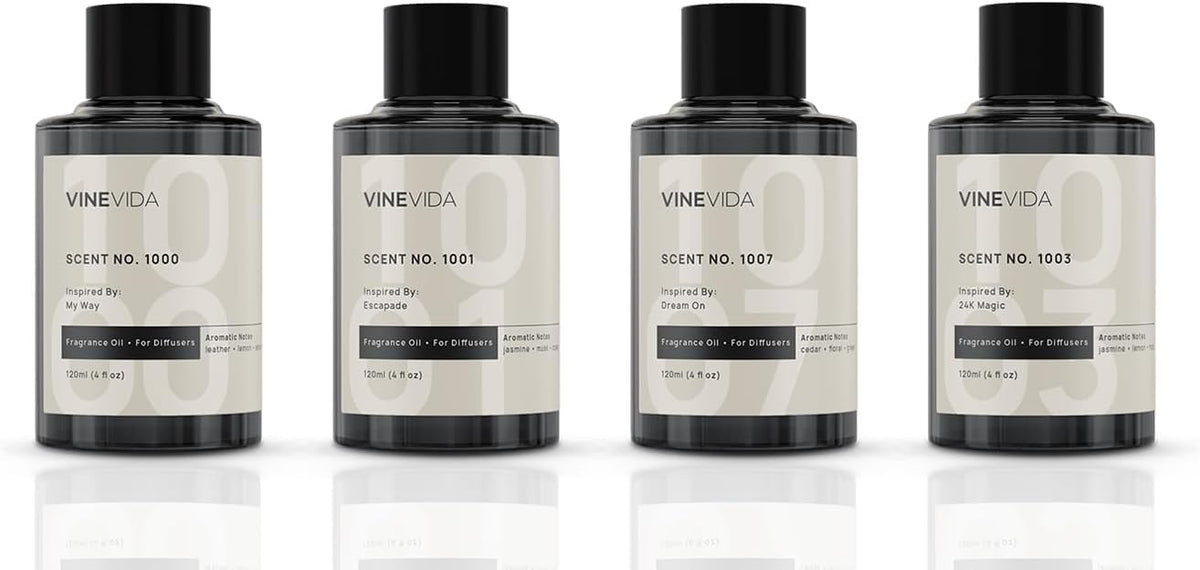 VINEVIDA No.1000 aceite para difusor, crea ambiente tipo hotel en casa.
