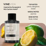 VINEVIDA No.1007 aceite para difusor, notas sofisticadas para dormitorio.