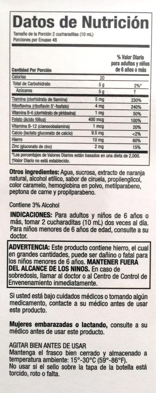 Vino Carne Hierro, uso diario del suplemento para apoyo rutinario.