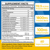 Gomitas probióticas VIOAFSLSE con 8 cepas para equilibrio intestinal