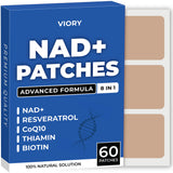 VIORY NAD parches, empaque compacto para uso diario.