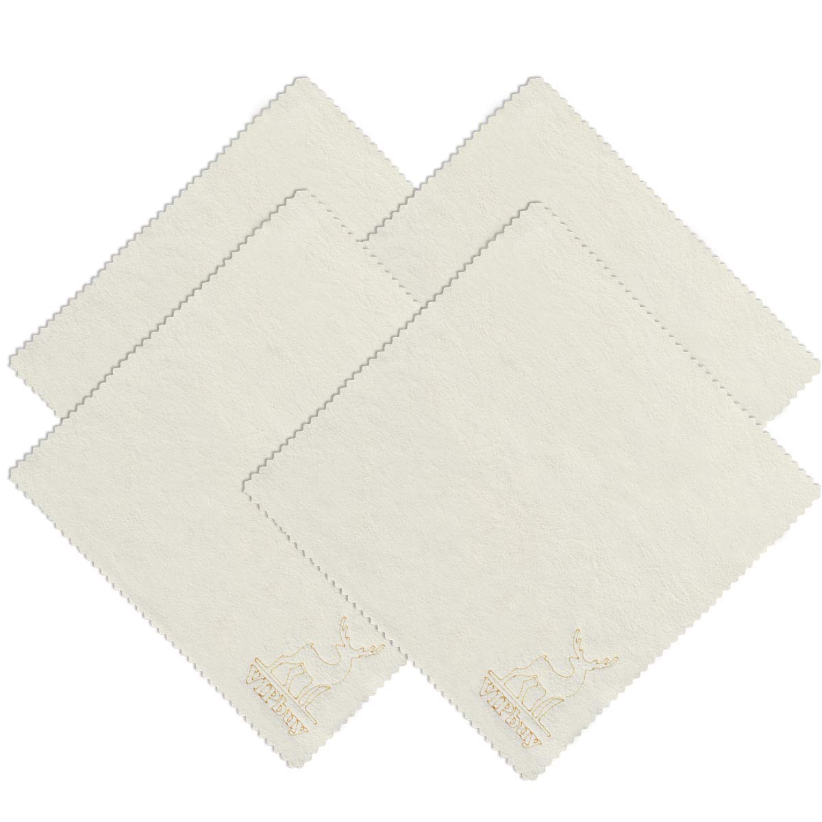 VIPbuy paño de gamuza natural 6x6 para limpiar lentes sin rayas