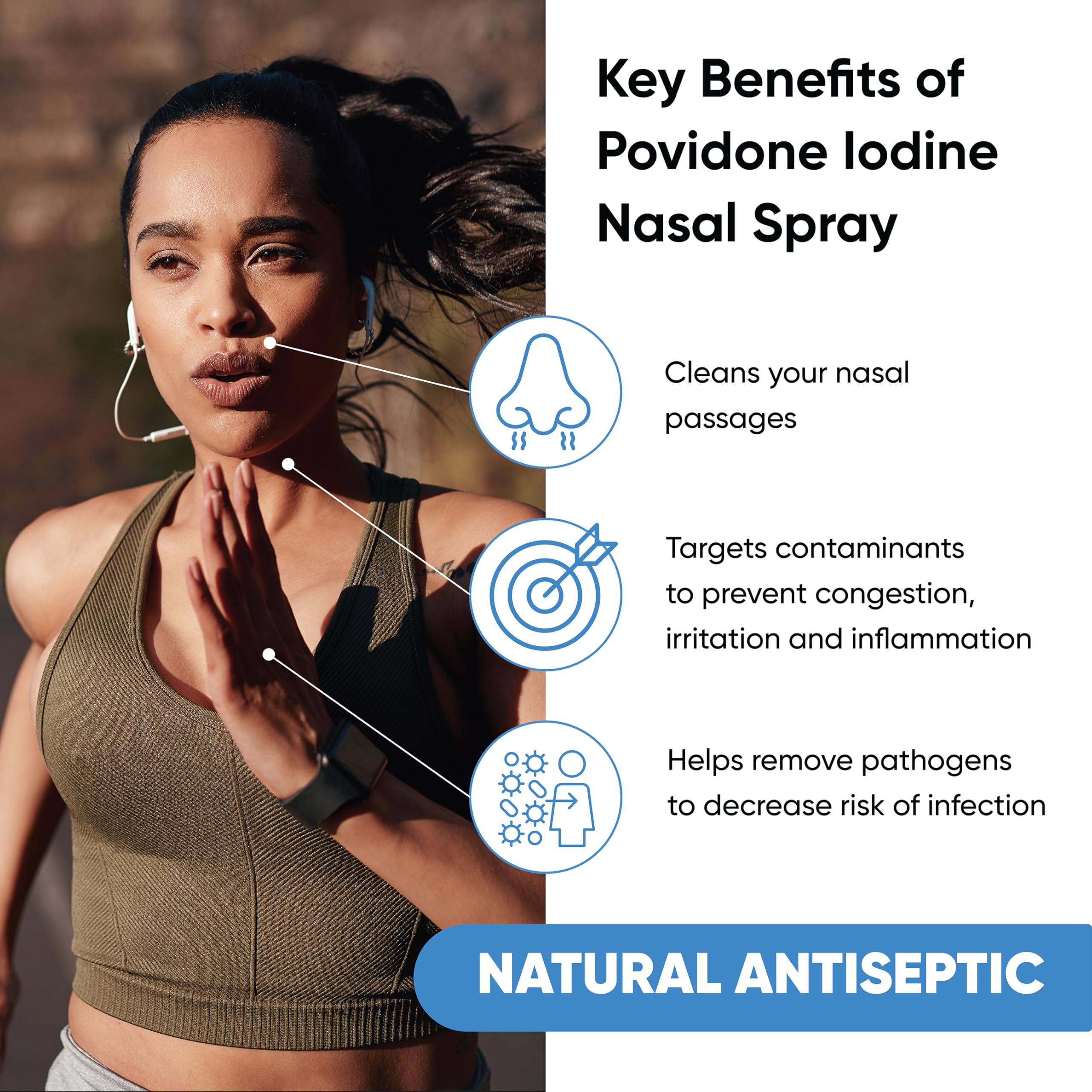 Viraldine, aplicador nasal para dosis precisas en cada uso.