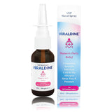 Viraldine, botella de vidrio 30 ml, protección nasal sin microplásticos.