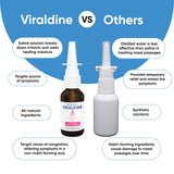 Viraldine, protección nasal diaria sin alcohol ni fragancias.