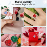 Piedras amor Virekm pulidas para manualidades duraderas y presentaciones estéticas.