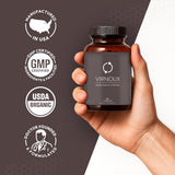 Envase de Virnoux sin gluten, pensado para dietas sensibles.