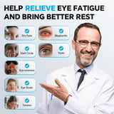 Visader máscara de ojos con grafeno, calentamiento rápido para mayor confort.