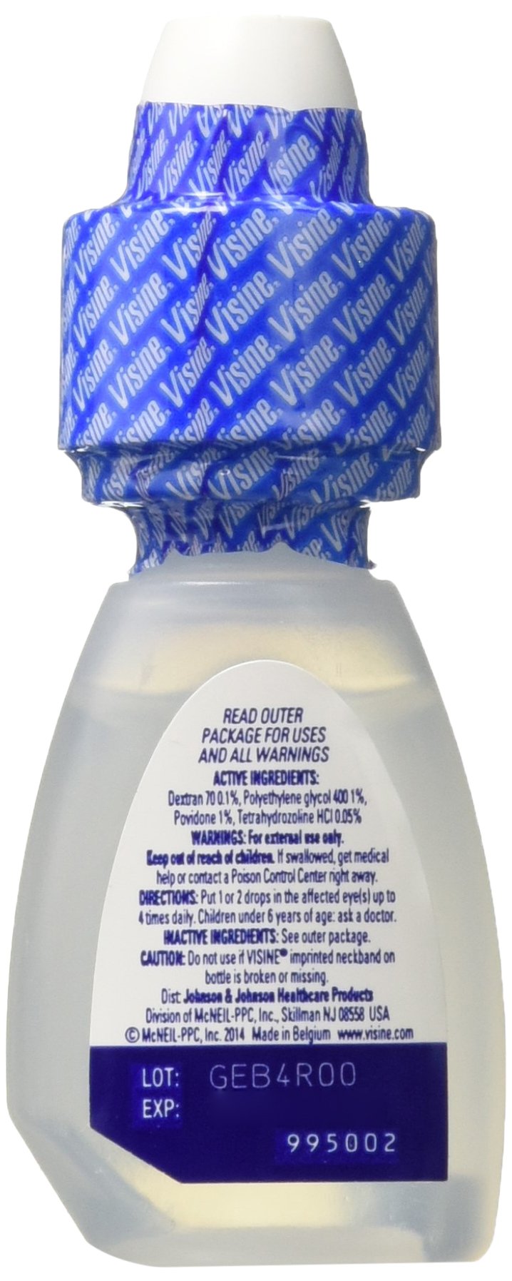 Visine formato viaje 8 ml, cómodo para llevar y usar cuando surja irritación