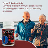 Vision Nutraceuticals Platexia, suplemento natural para bienestar diario.