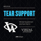 Visual Advantage Tear Support: cápsulas suaves fáciles de tragar para cuidado ocular