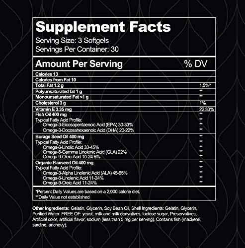 Visual Advantage omega-3 fórmula: ácidos grasos para humedad y lubricación ocular