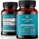 Vita Bloom Labs Akkermansia: botella de probiótico para equilibrio intestinal.
