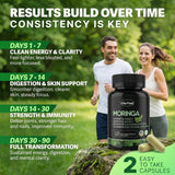 Empaque de Vita Field Moringa con suministro de tres meses.