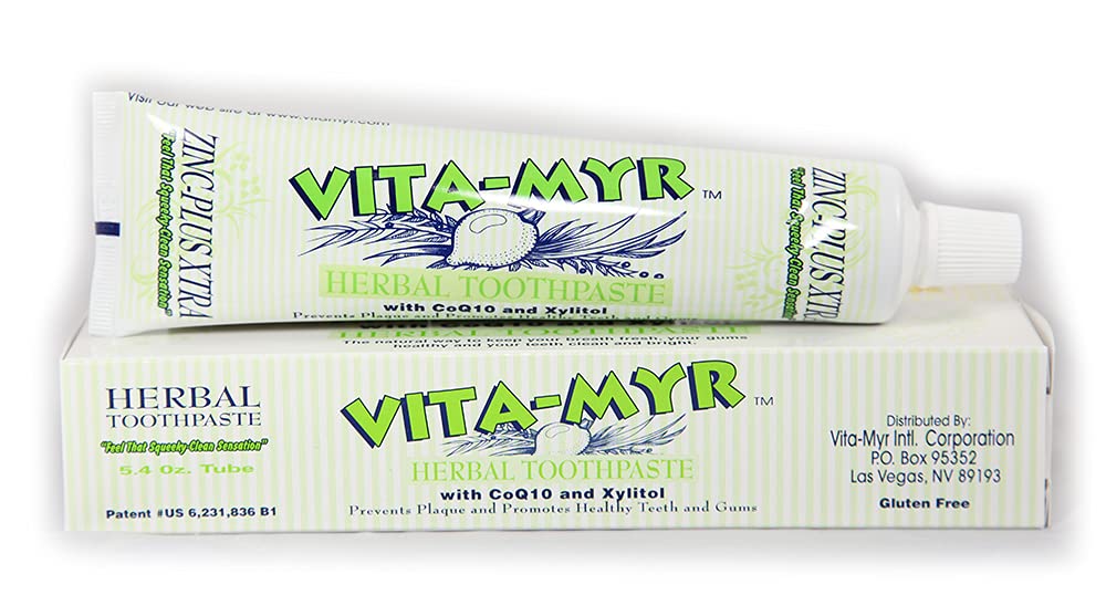Pasta dental Vita-MYR Zinc+ textura cremosa para cepillado suave