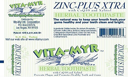 Uso diario con Vita-MYR Zinc+ para un cepillado eficaz