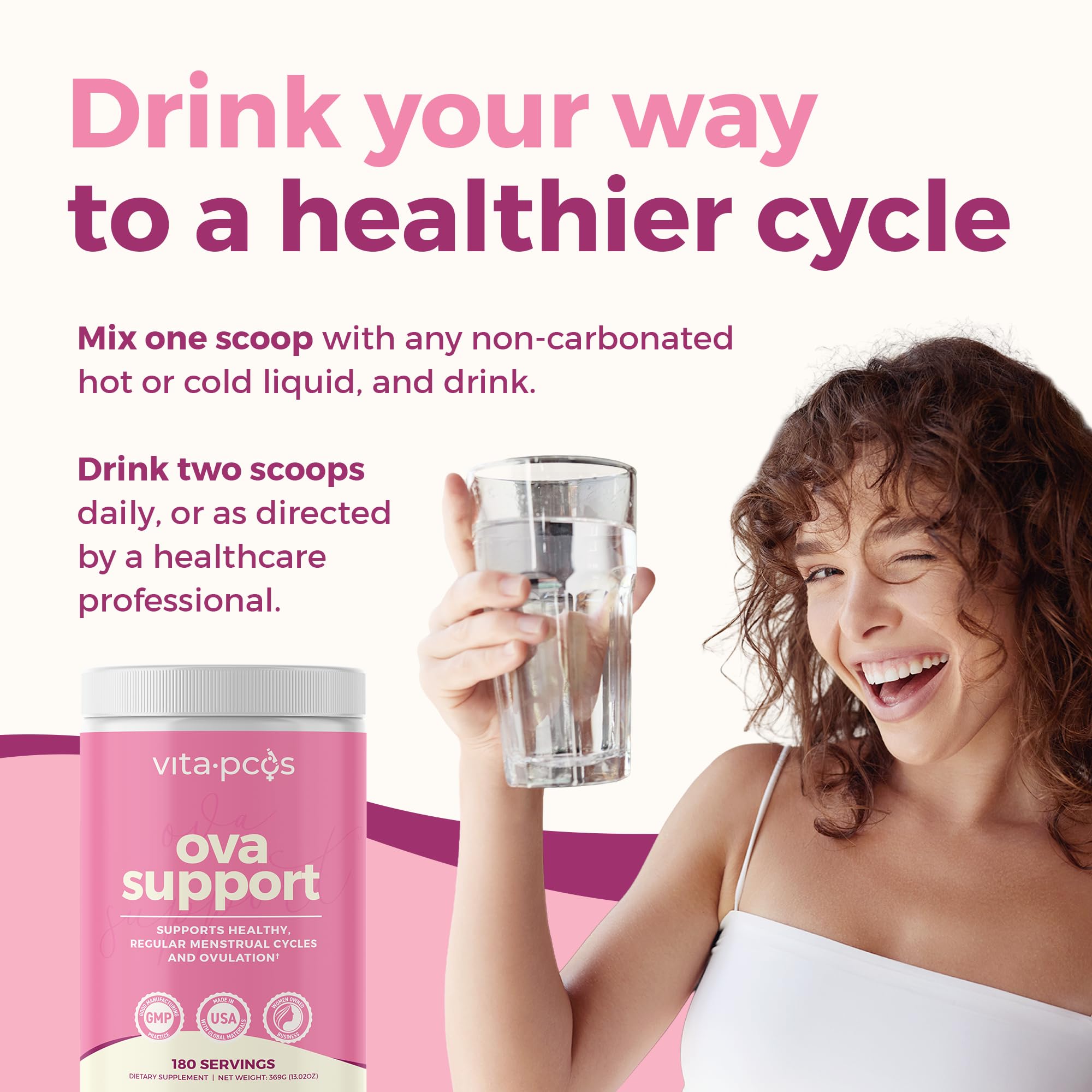 VITA-PCOS envase de 90 días para una rutina estable.