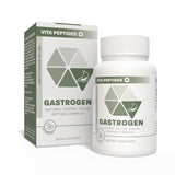 Vita Peptides Gastrogen botella frontal, apoyo suave a la mucosa gástrica para digestión cómoda