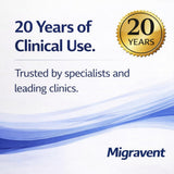 Migravent softgel, cápsulas suaves para absorción rápida.