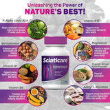 Vita Sciences Sciaticare: cápsulas en mano para apoyo diario del nervio ciático