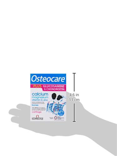 Vitabiotics Osteocare Joint, imagen de la composición con glucosamina y condroitina.