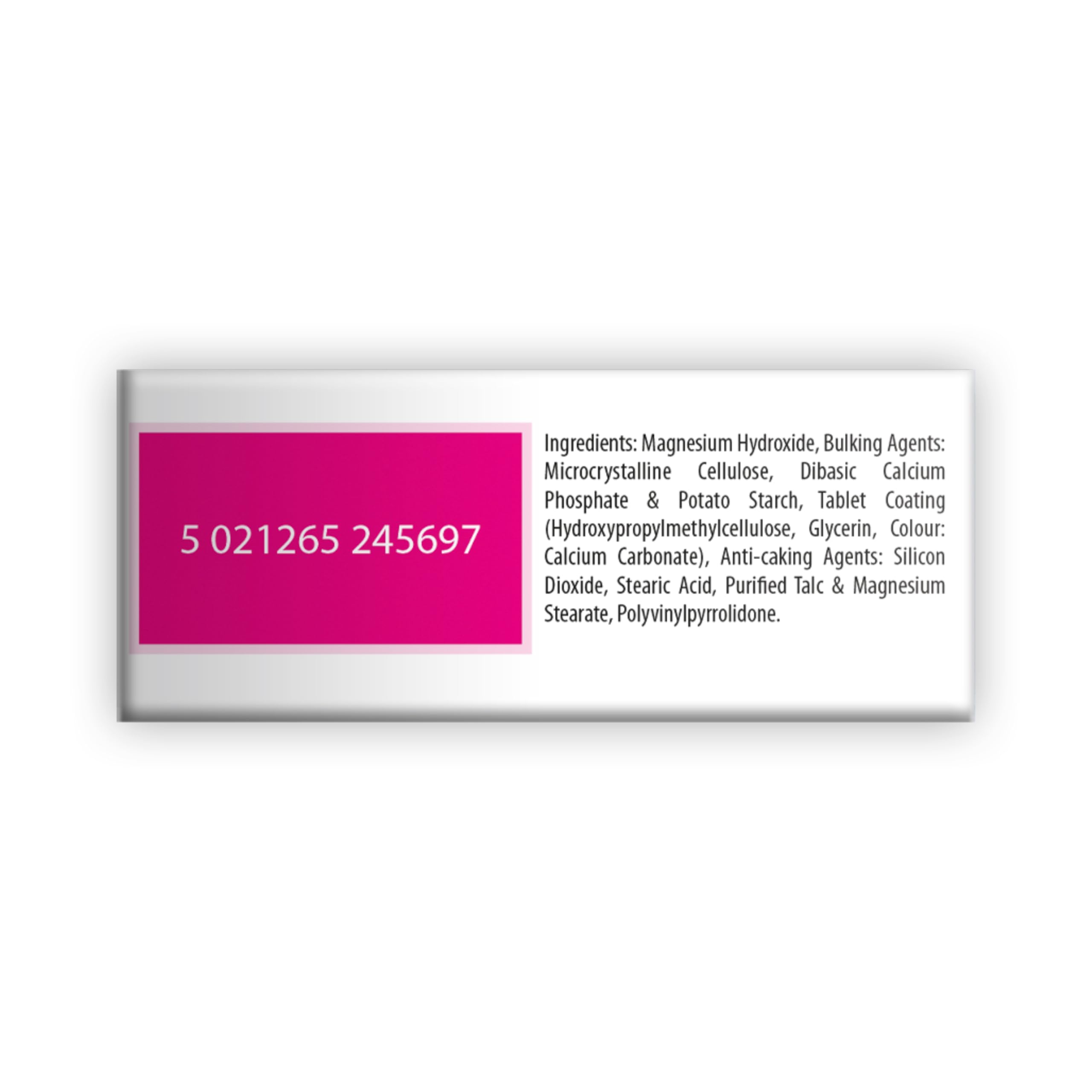 Vitabiotics Ultra Magnesio tableta visible en primer plano, fácil de tomar.