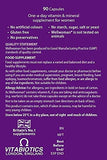 Vitabiotics Wellwoman, composición de tabletas para apoyo diario del bienestar femenino.