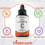 Vitablosom Liposomal Vitamina C 2000mg, medidor de dosis en cada botella