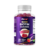 Vitabod Biotin Gomitas Frambuesa Natural, para cabello y uñas.