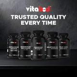 Vitabod Magnesio Glicinato botella cerrada lista para guardar.