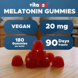 Vitabod Melatoninagomitas etiqueta clara y legible