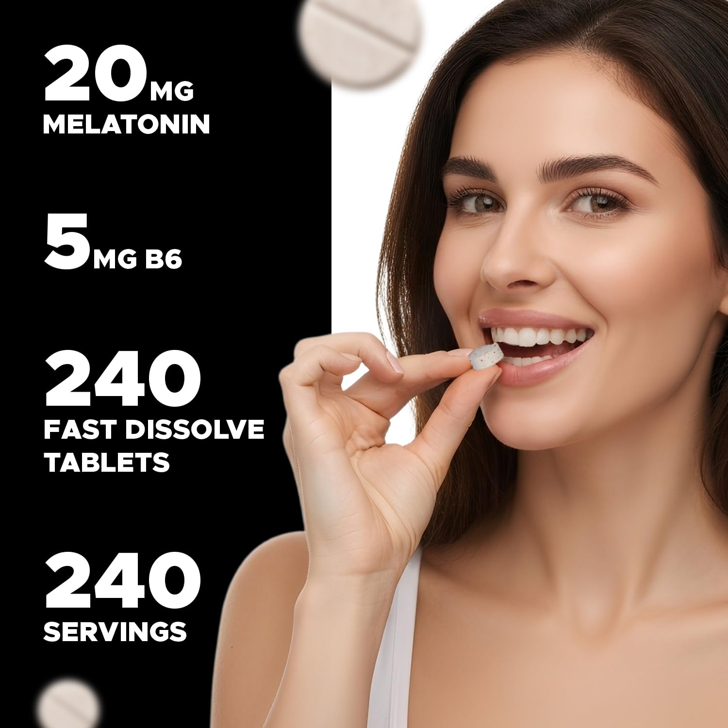 Vitabod Melatonina: fórmula vegetariana libre de OMG y gluten.