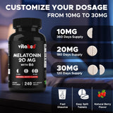 Vitabod Melatonina, sabor baya ideal para uso nocturno.