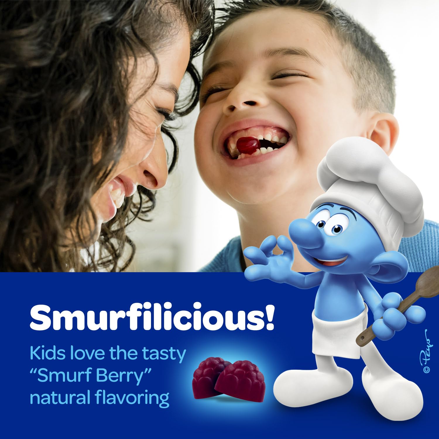 Desarrollo médico de gominolas para niños Smurfs Enfoque