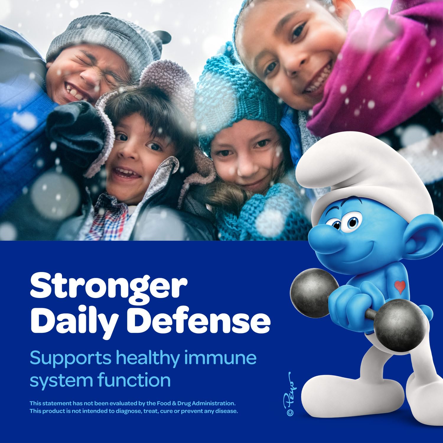 Desarrolladas por médicos para niños con Smurfs Vitaburst