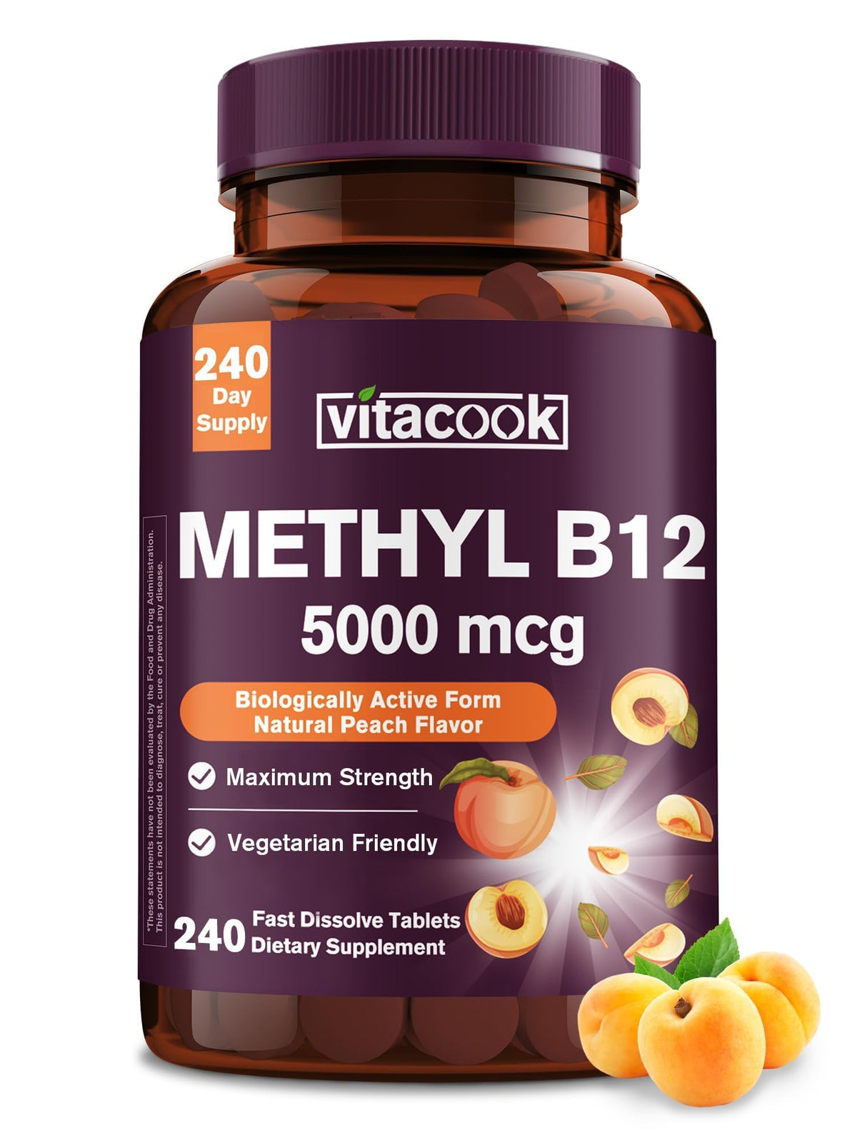 Vitacook B12 disolución rápida en la lengua para mayor comodidad diaria