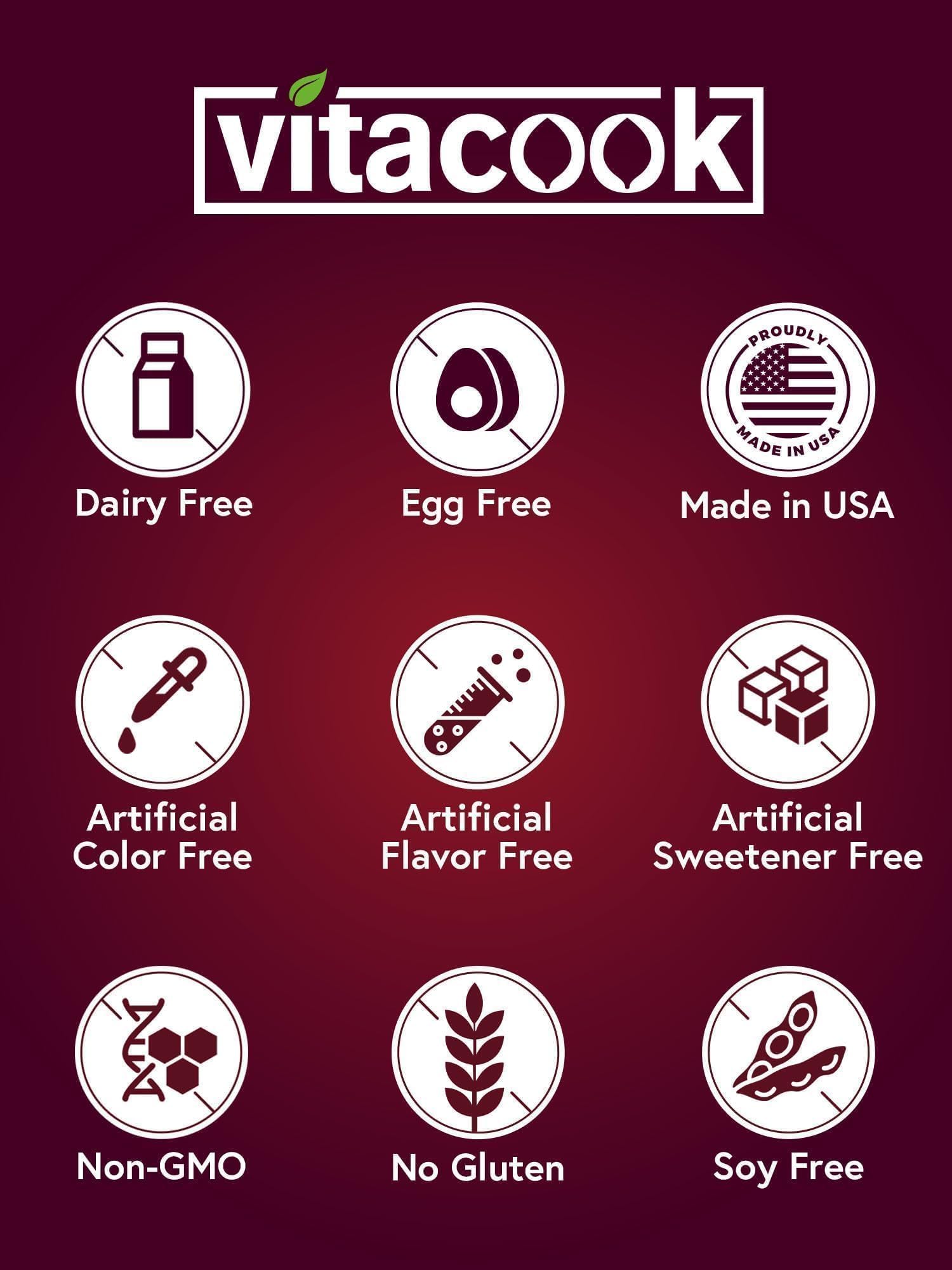 Vitacook sin soja y sin OGM: opción vegetariana segura
